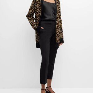 Max Mara Pegno Jersey Straight-Leg Ankle Pants